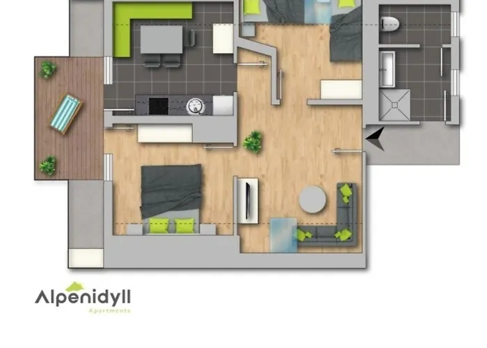 דירה Fischbacher App 3 By Alpenidyll *